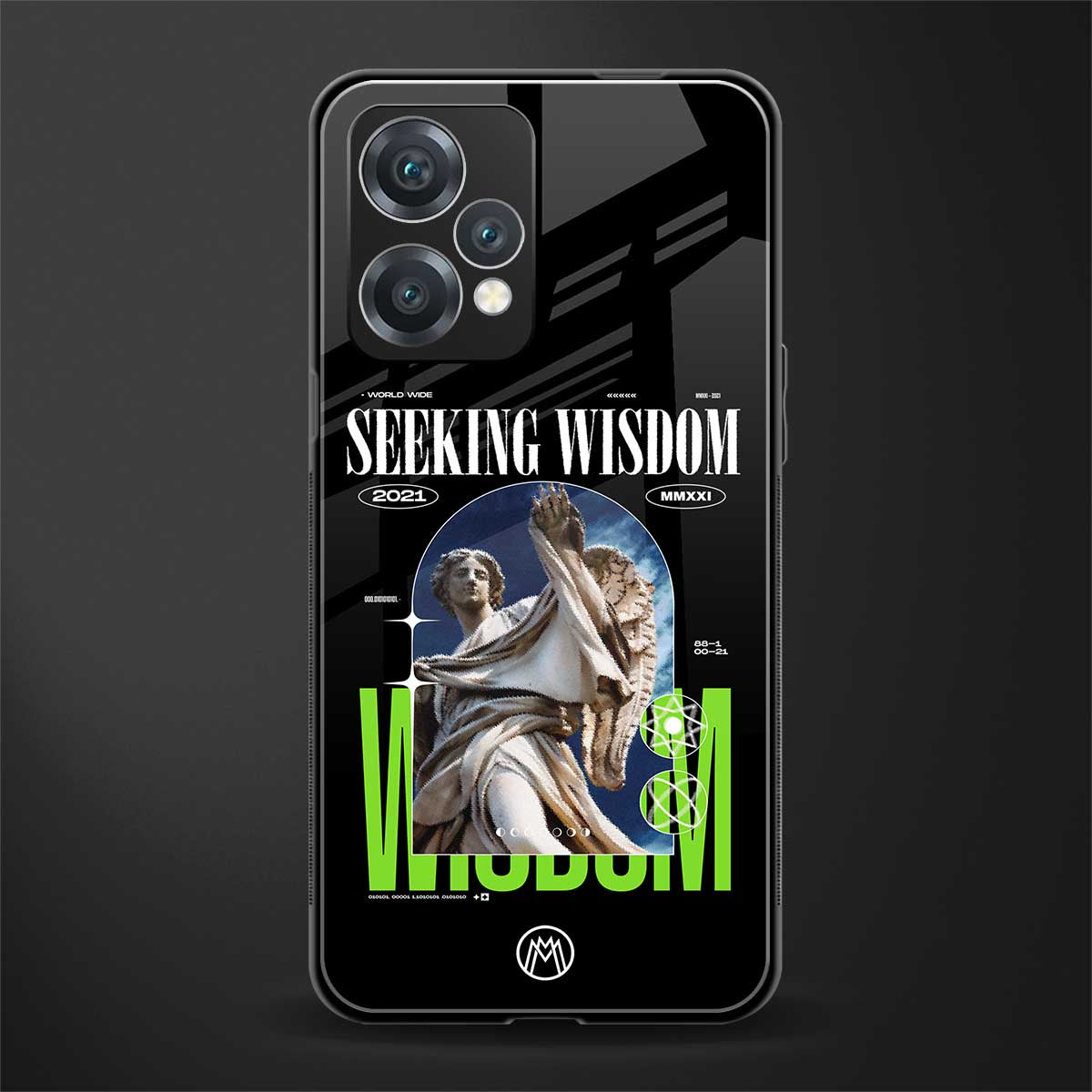 seeking wisdom back phone cover | glass case for realme 9 pro 5g