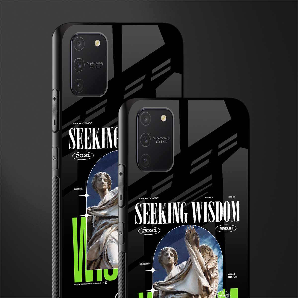 seeking wisdom glass case for samsung galaxy a91 image-2