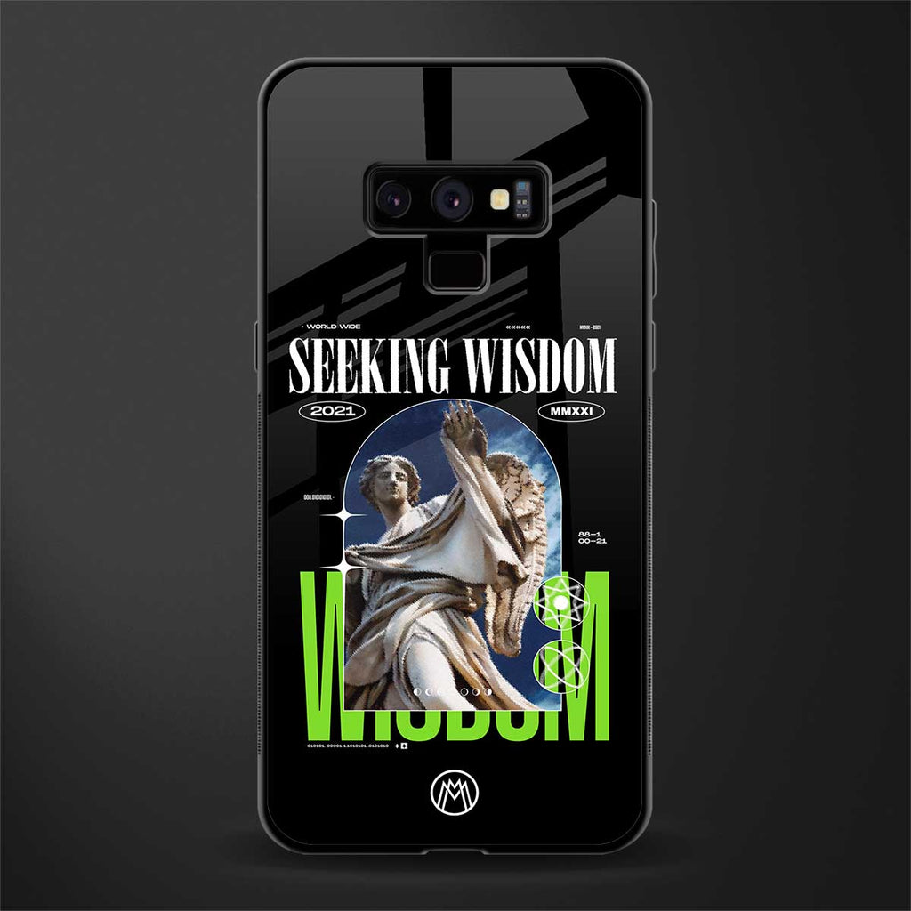 seeking wisdom glass case for samsung galaxy note 9 image