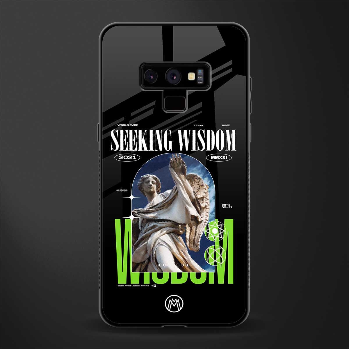 seeking wisdom glass case for samsung galaxy note 9 image