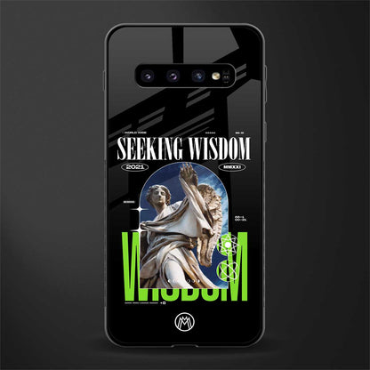 seeking wisdom glass case for samsung galaxy s10 plus image