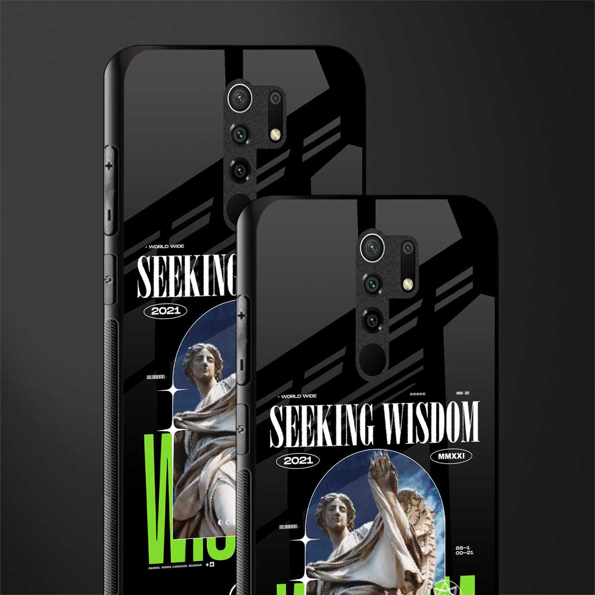 seeking wisdom glass case for redmi 9 prime image-2