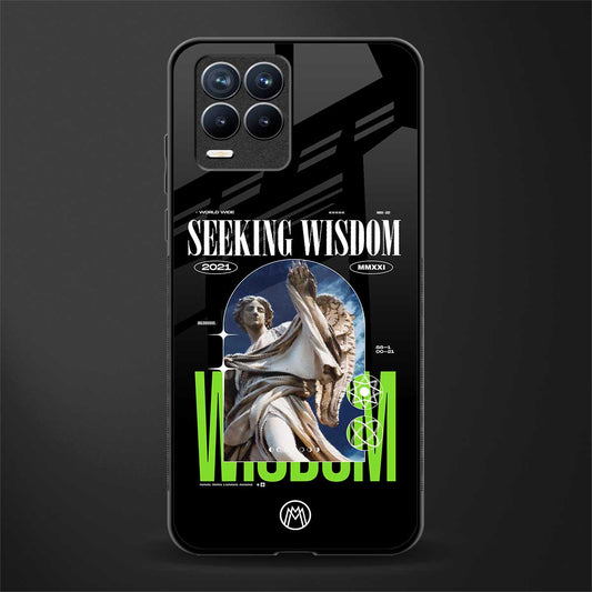 seeking wisdom glass case for realme 8 4g image