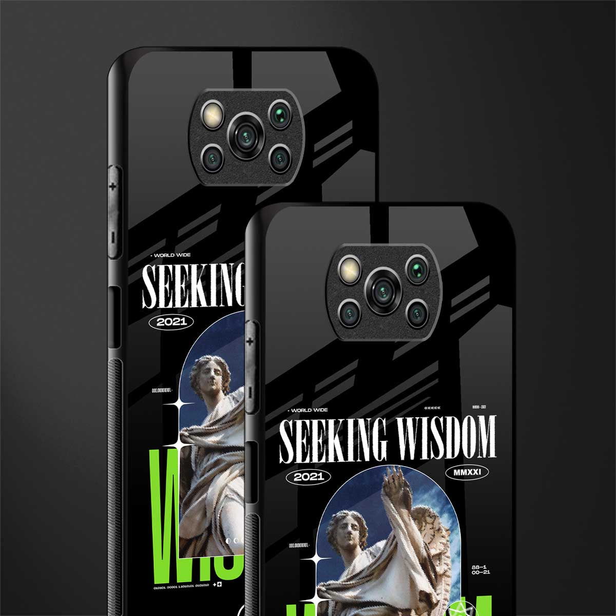 seeking wisdom glass case for poco x3 image-2