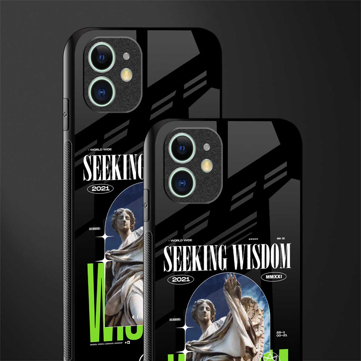 seeking wisdom glass case for iphone 12 image-2