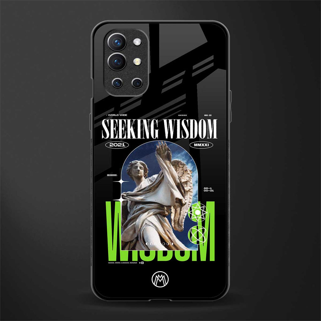 seeking wisdom glass case for oneplus 9r image