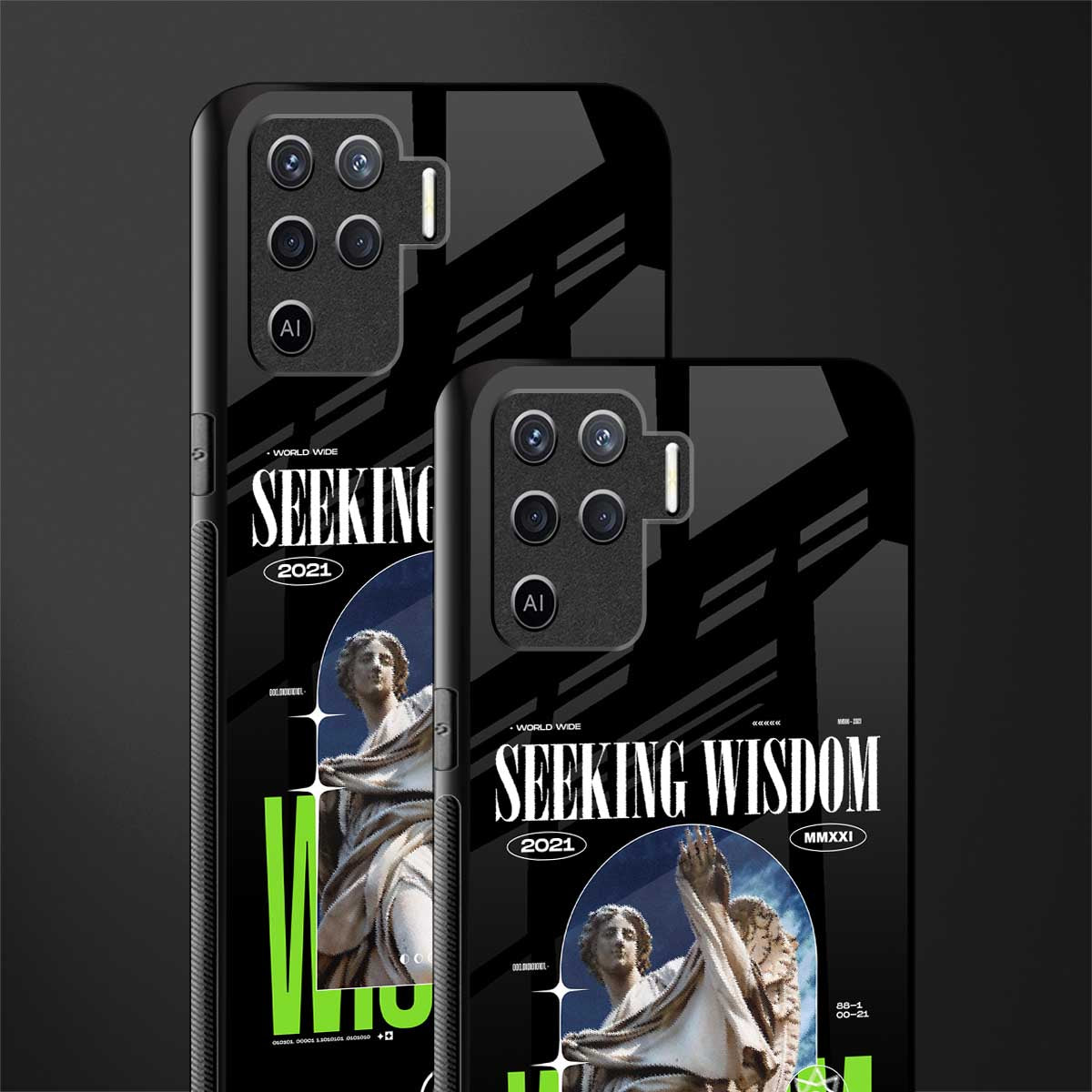 seeking wisdom glass case for oppo f19 pro image-2