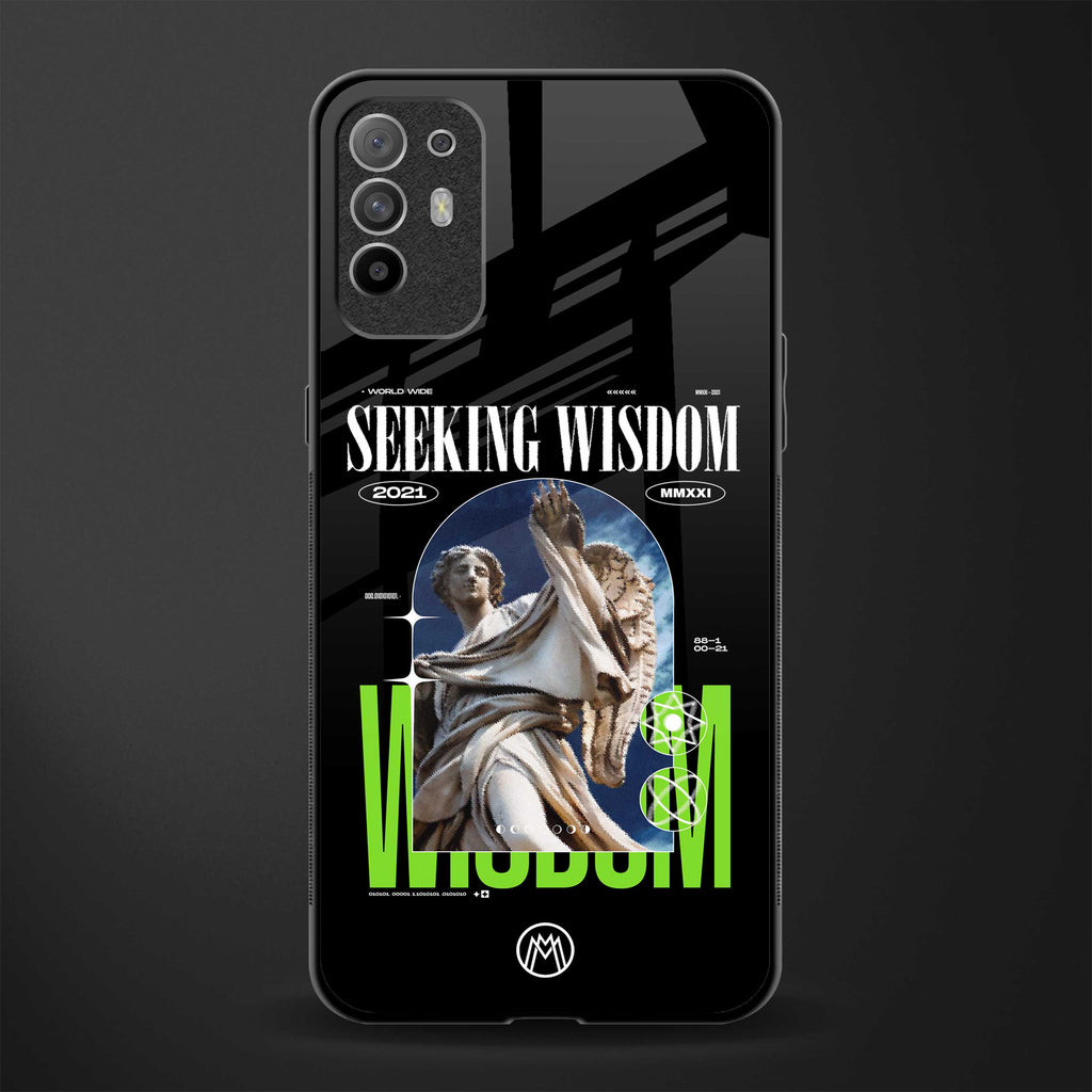 seeking wisdom glass case for oppo f19 pro plus image