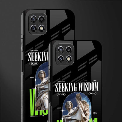 seeking wisdom glass case for samsung galaxy a22 5g image-2
