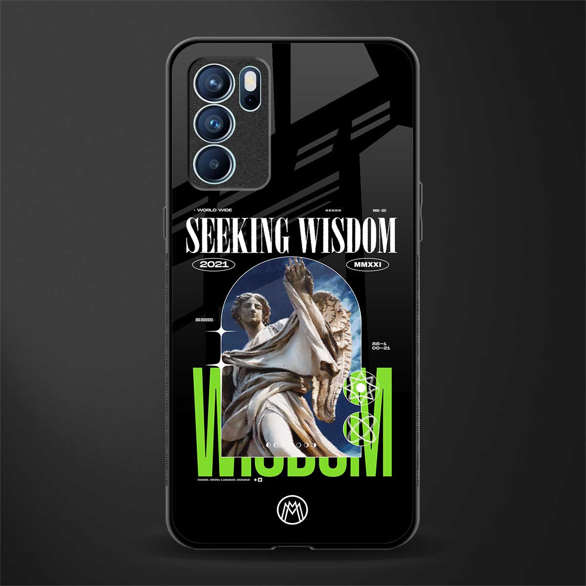 seeking wisdom glass case for oppo reno6 pro 5g image