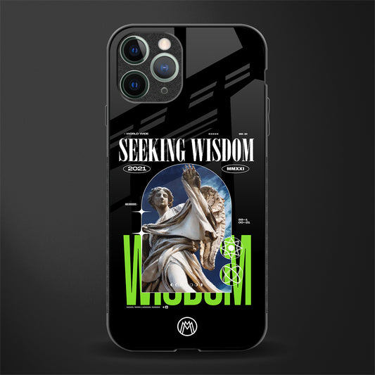 seeking wisdom glass case for iphone 11 pro image