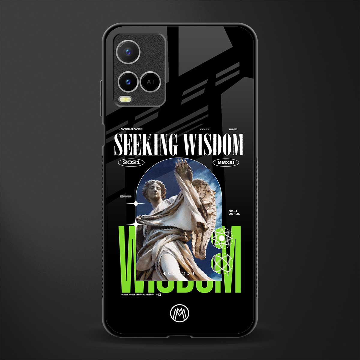 seeking wisdom glass case for vivo y21 image