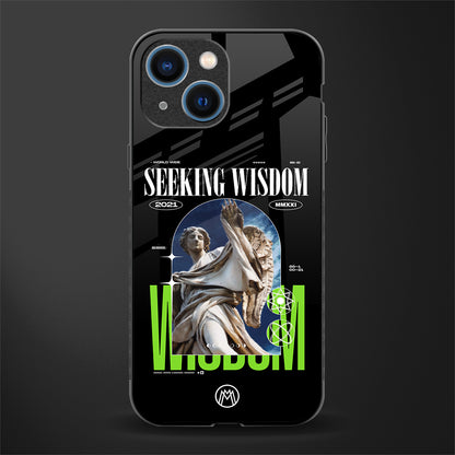 seeking wisdom glass case for iphone 13 mini image