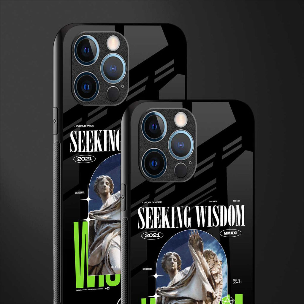 seeking wisdom glass case for iphone 12 pro image-2