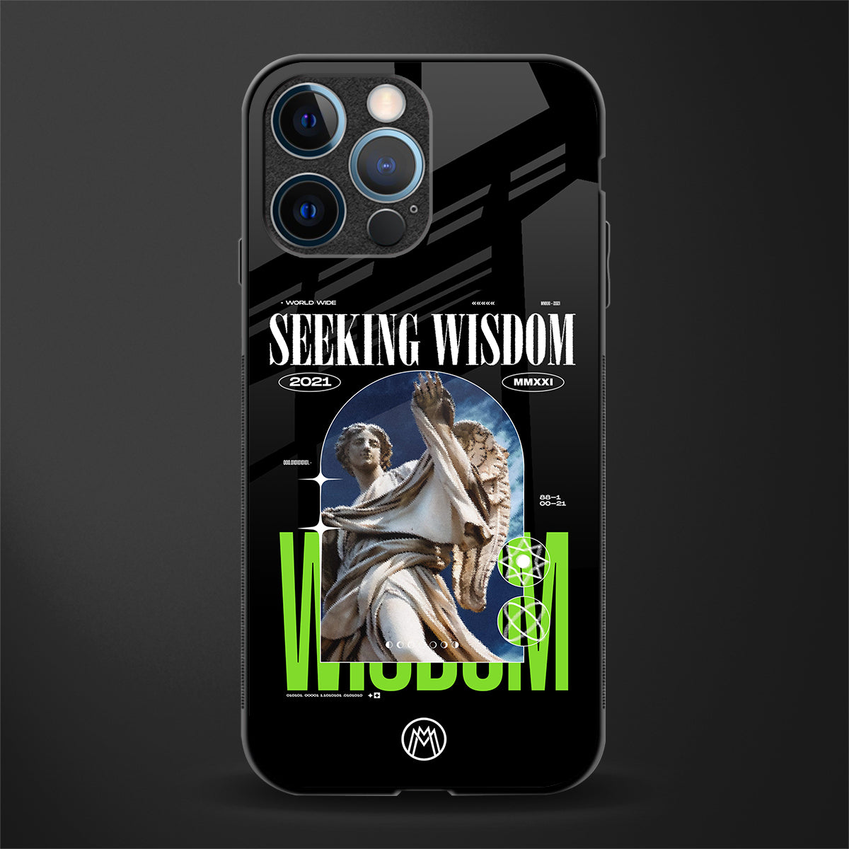 seeking wisdom glass case for iphone 14 pro image