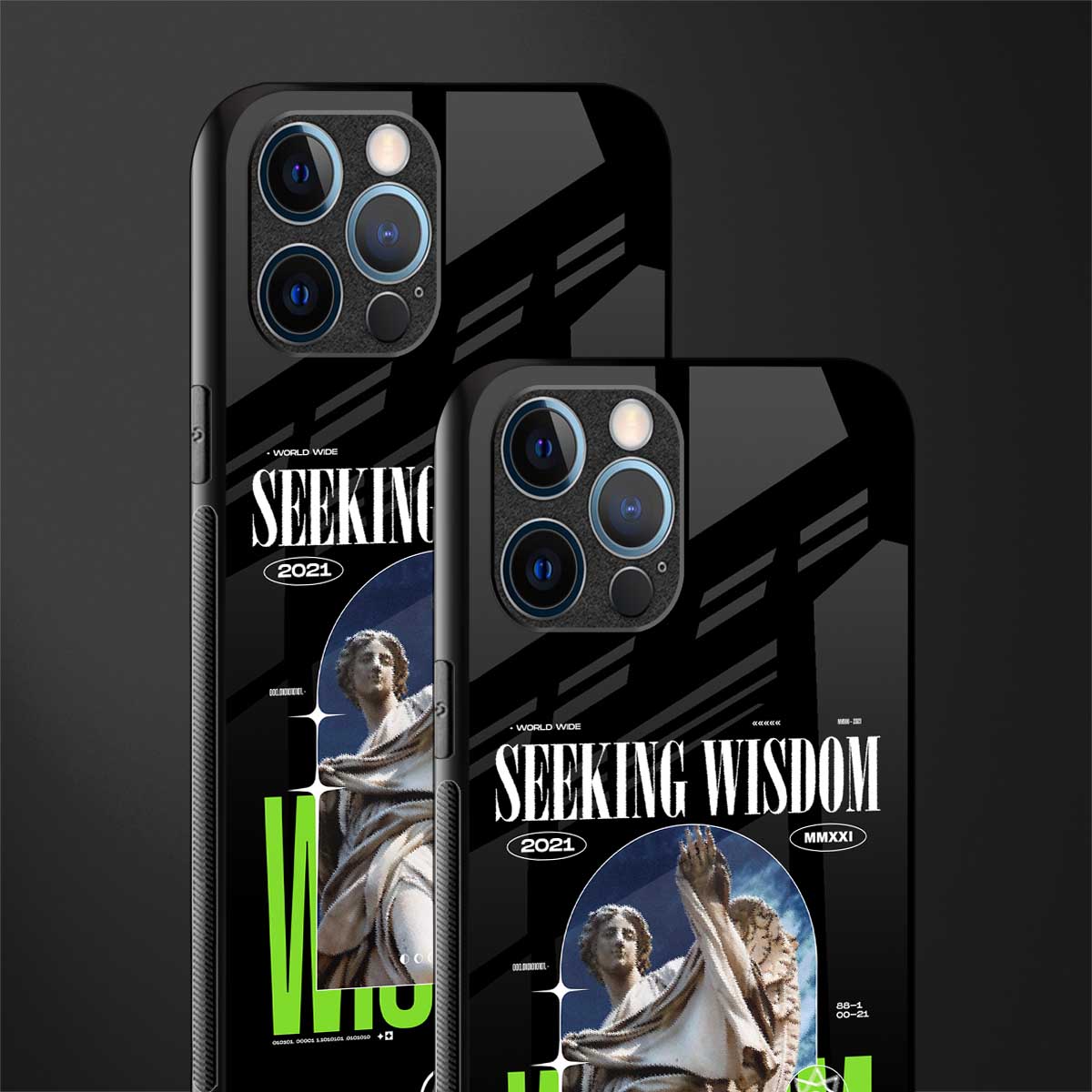 seeking wisdom glass case for iphone 12 pro max image-2