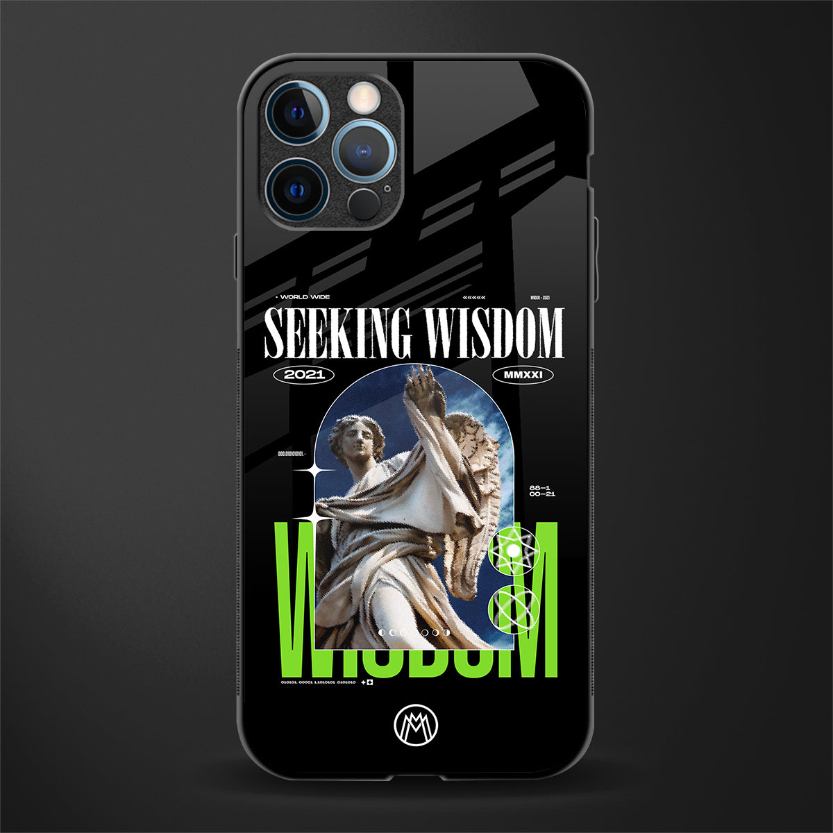 seeking wisdom glass case for iphone 12 pro max image