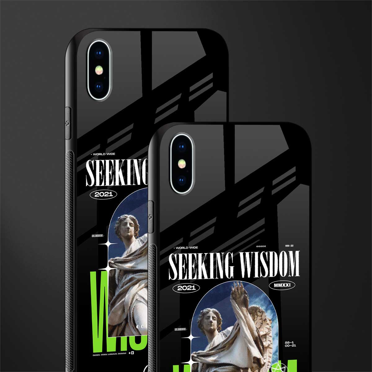 seeking wisdom glass case for iphone xs max image-2