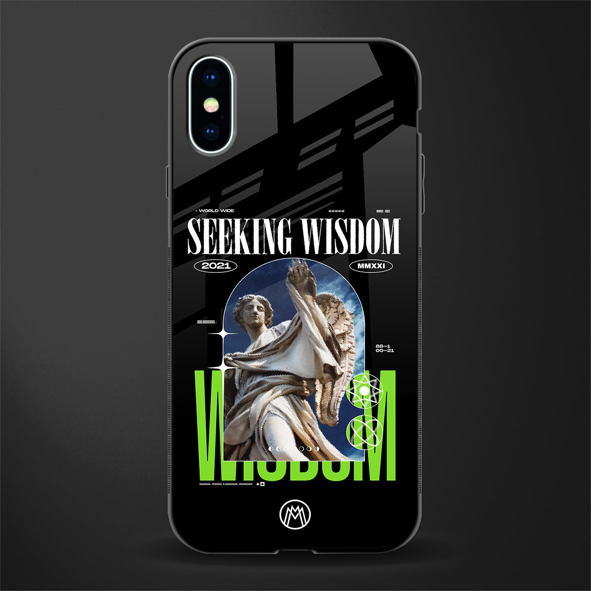 seeking wisdom glass case for iphone xs image