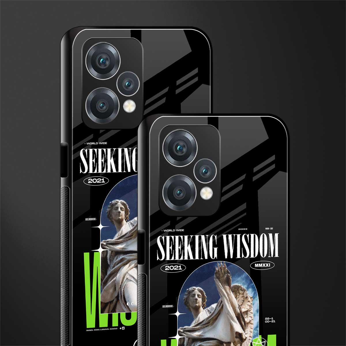 seeking wisdom back phone cover | glass case for oneplus nord ce 2 lite 5g