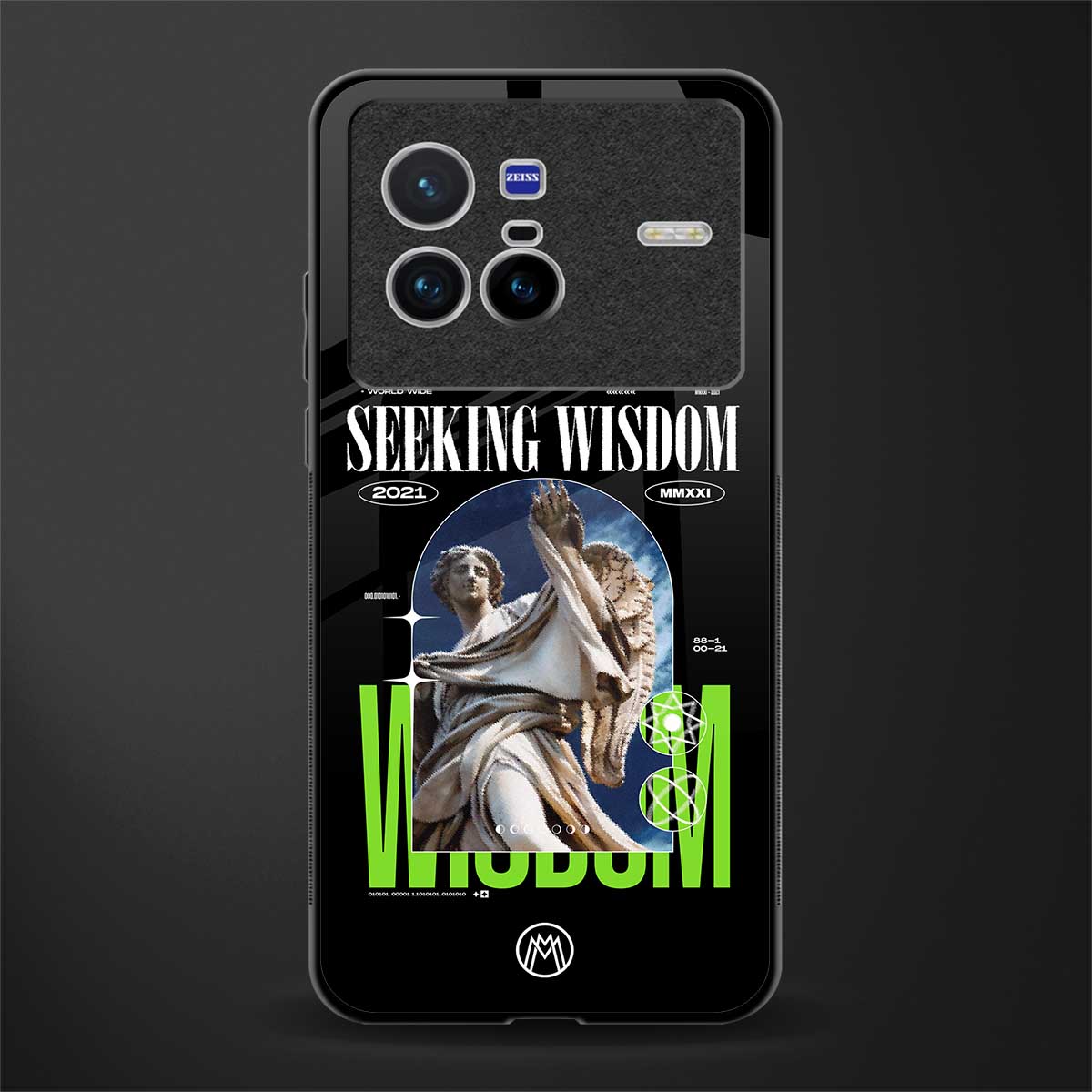 seeking wisdom glass case for vivo x80 image