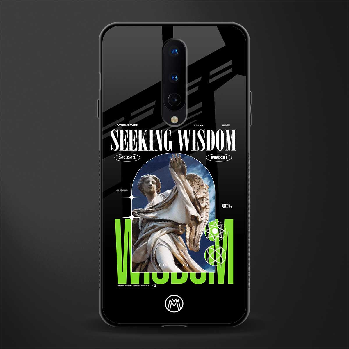 seeking wisdom glass case for oneplus 8 image