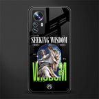 seeking wisdom back phone cover | glass case for xiaomi 12 pro