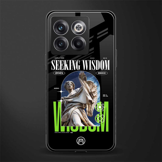 seeking wisdom back phone cover | glass case for oneplus 10t