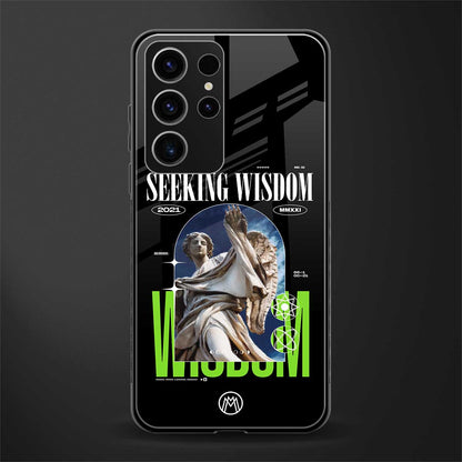 Seeking-Wisdom-Glass-Case for phone case | glass case for samsung galaxy s23 ultra