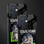 seeking wisdom back phone cover | glass case for oneplus 9