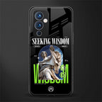 seeking wisdom back phone cover | glass case for oneplus 9