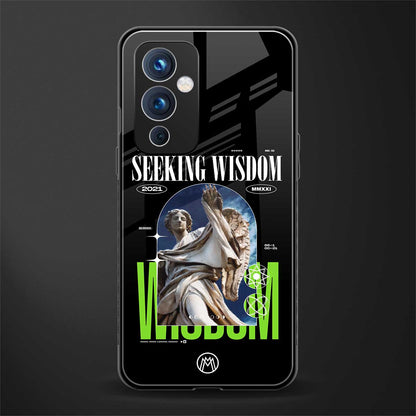 seeking wisdom back phone cover | glass case for oneplus 9