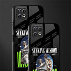 seeking wisdom back phone cover | glass case for samsung galaxy f42