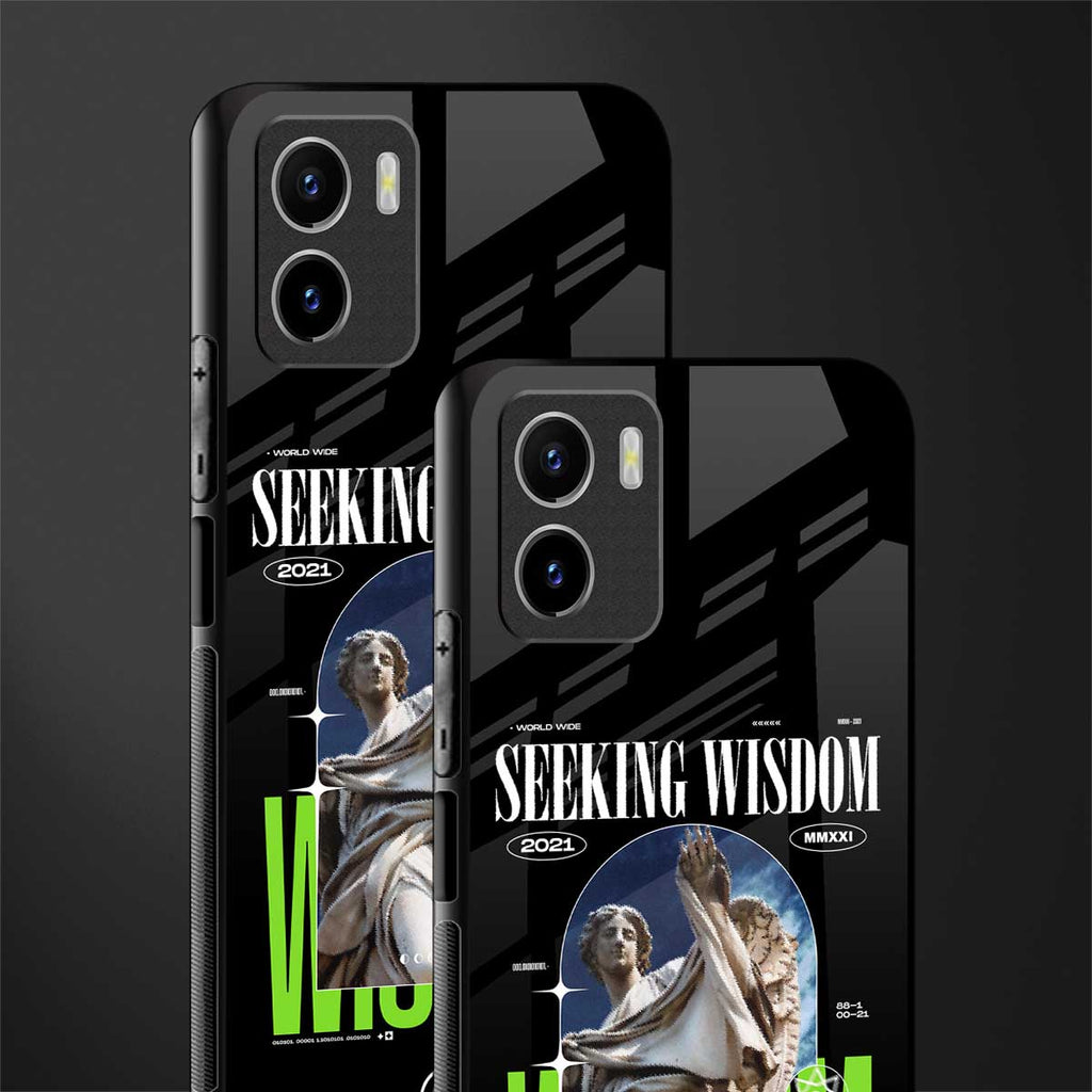 seeking wisdom back phone cover | glass case for vivo y72