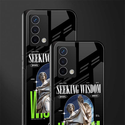 seeking wisdom back phone cover | glass case for oppo a74 4g
