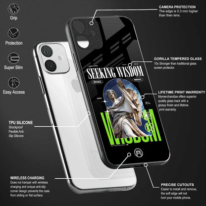 seeking wisdom back phone cover | glass case for samsung galaxy a04