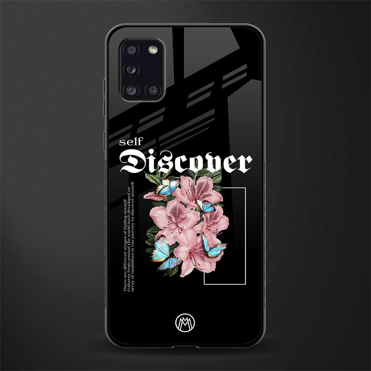 self discover glass case for samsung galaxy a31 image