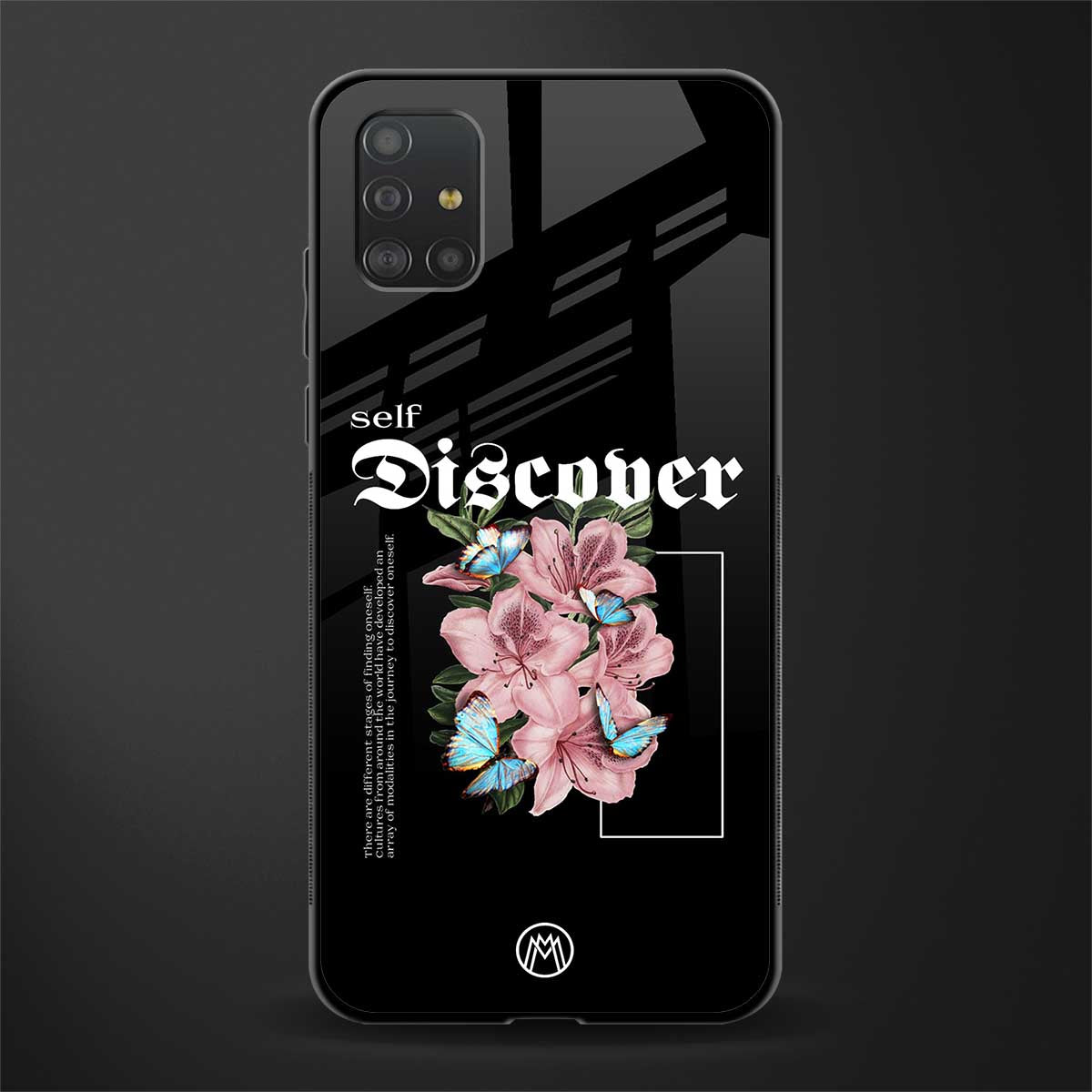 self discover glass case for samsung galaxy a51 image