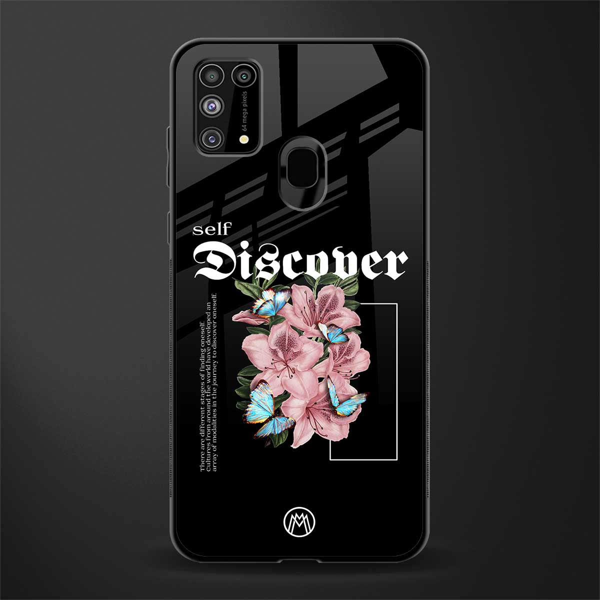 self discover glass case for samsung galaxy m31 prime edition image
