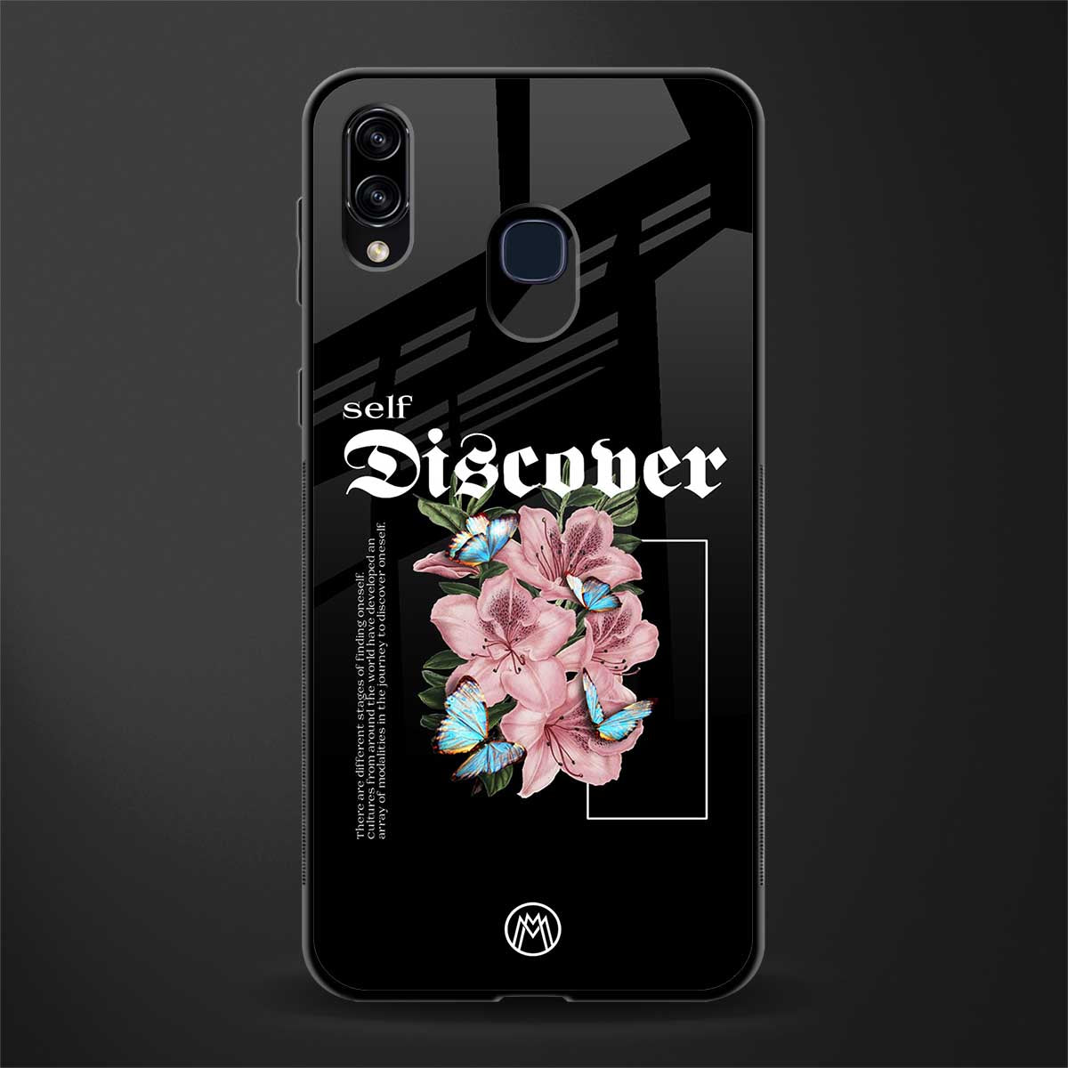 self discover glass case for samsung galaxy a30 image