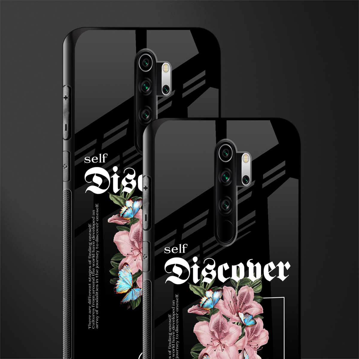 self discover glass case for redmi note 8 pro image-2