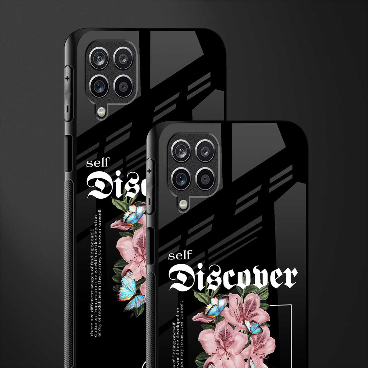 self discover back phone cover | glass case for samsung galaxy a22 4g