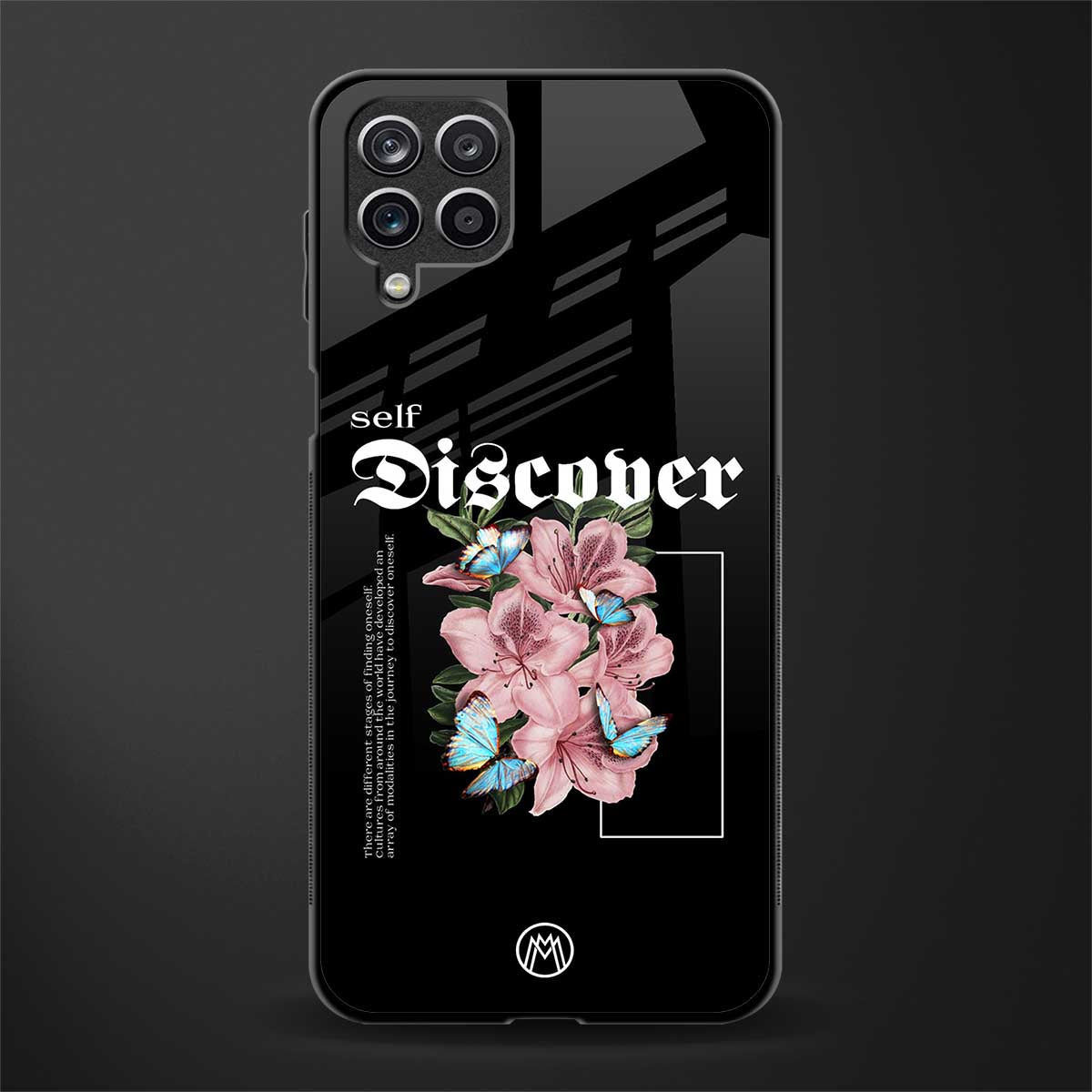 self discover back phone cover | glass case for samsung galaxy a22 4g