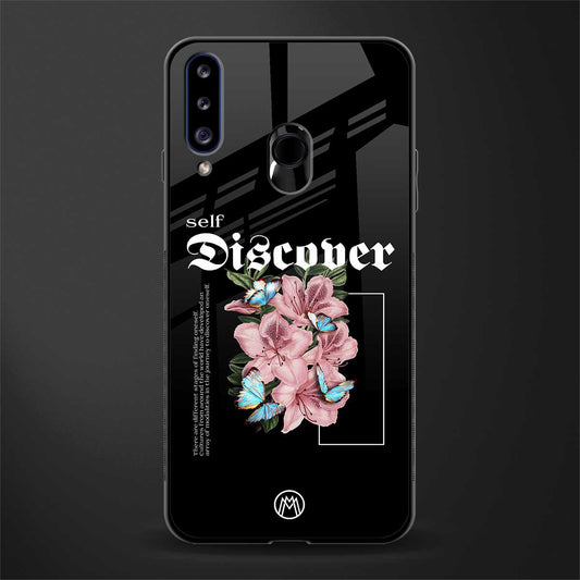 self discover glass case for samsung galaxy a20s image