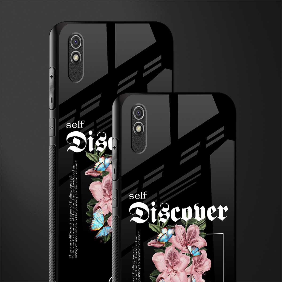 self discover glass case for redmi 9a image-2