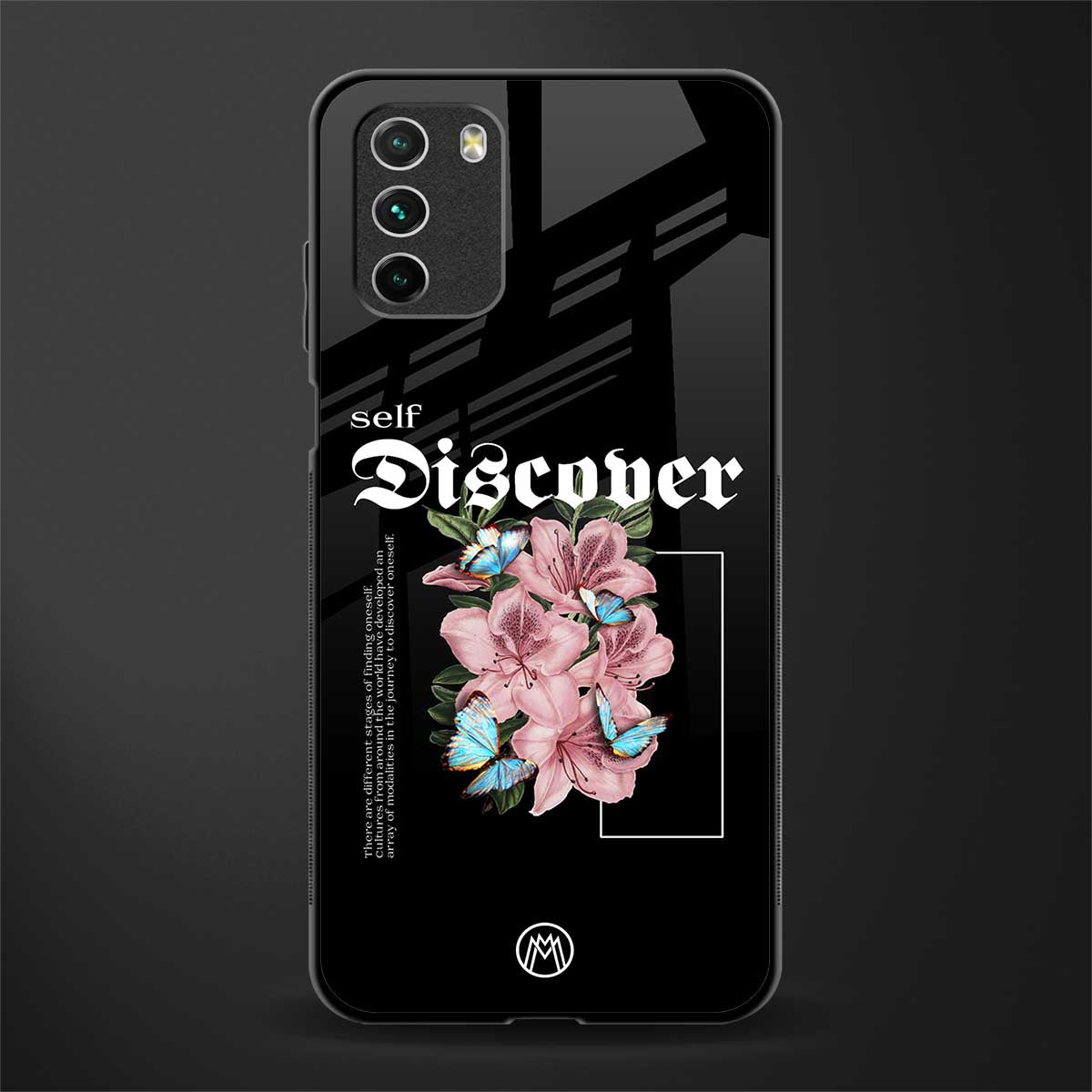 self discover glass case for poco m3 image