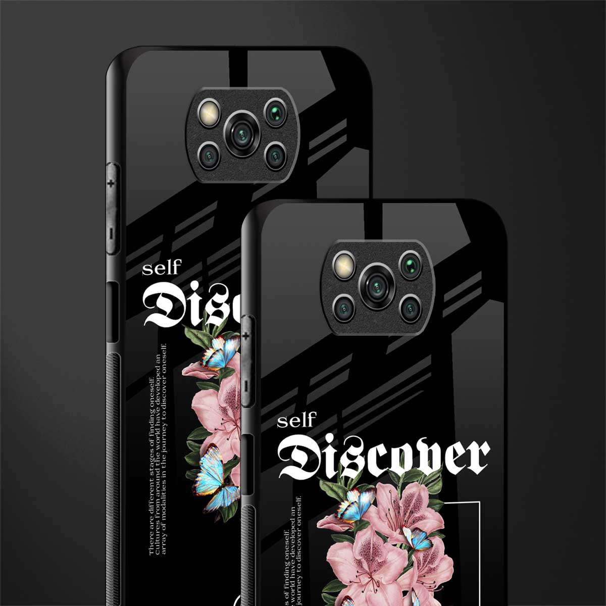 self discover glass case for poco x3 pro image-2