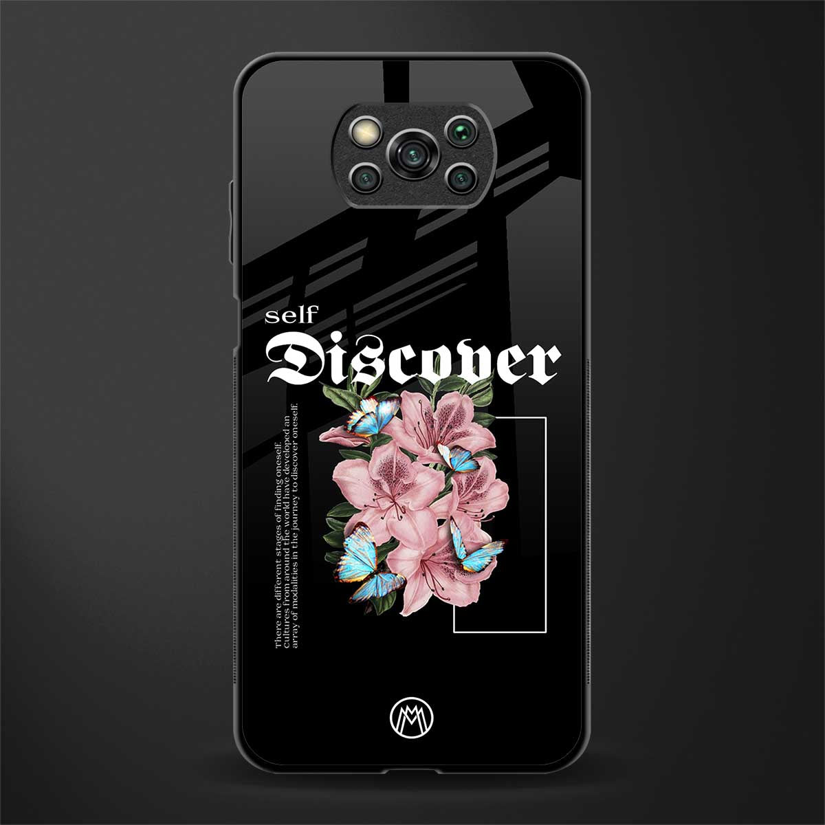 self discover glass case for poco x3 image