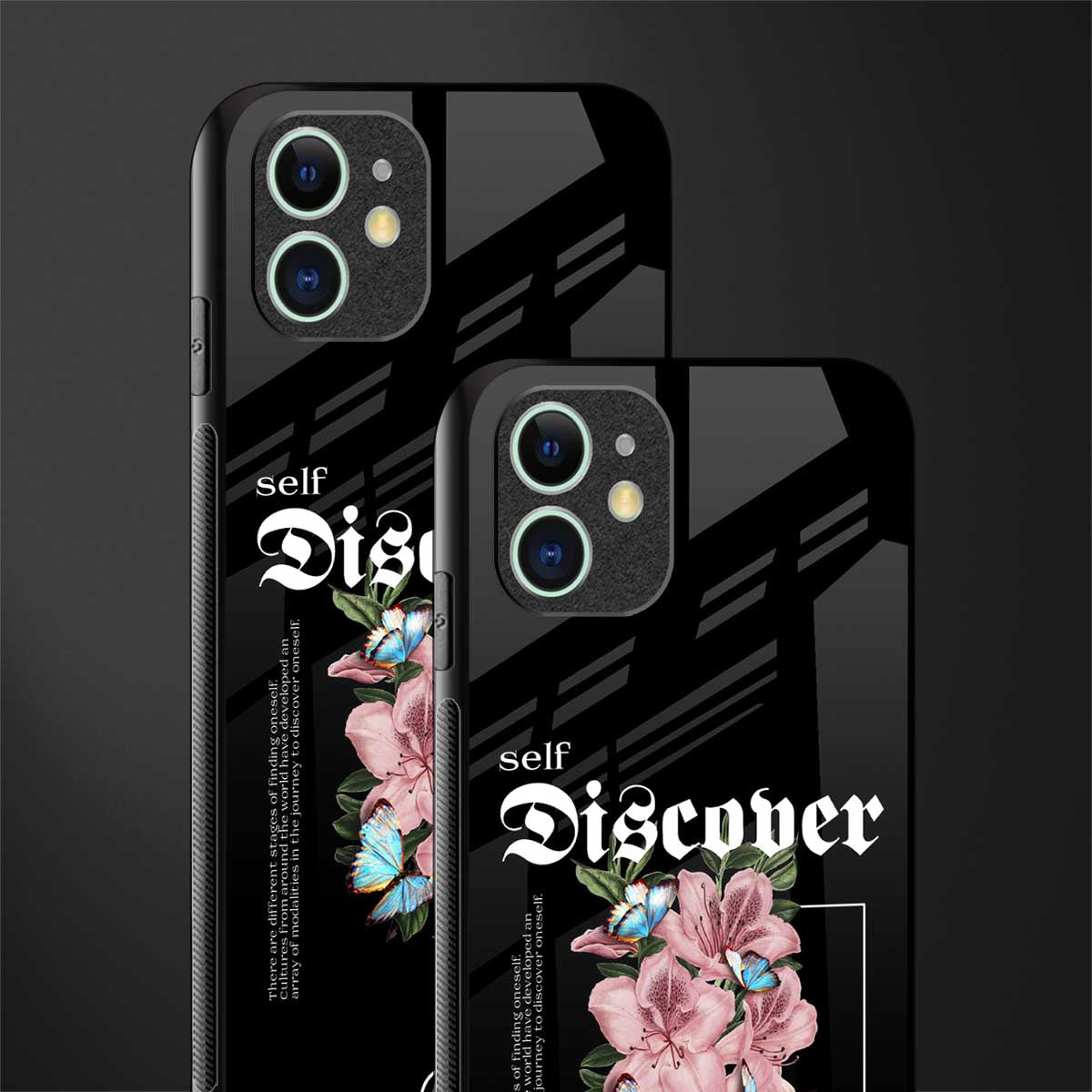 self discover glass case for iphone 12 mini image-2