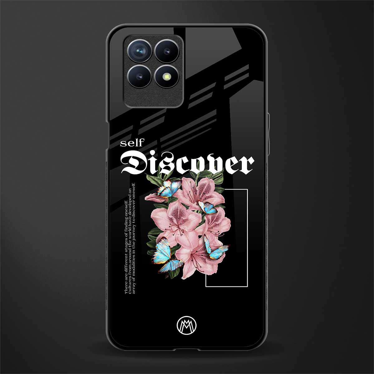 self discover glass case for realme 8i image